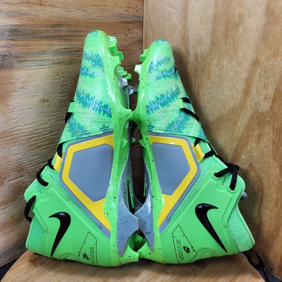 New Nike Alpha Menace Pro 3 Mens Green Football Cleats Size 11.5 - Picture 6 of 8